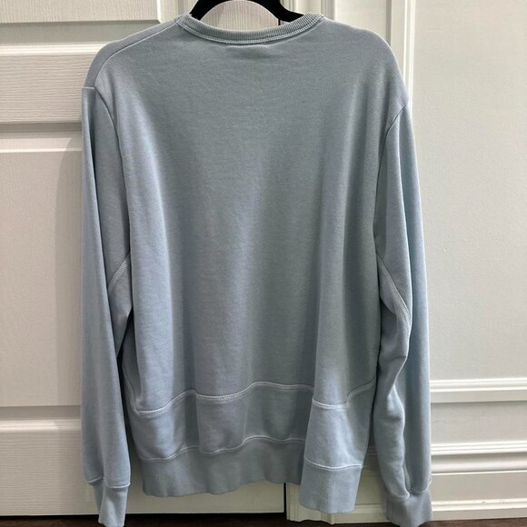 Puma sky blue crewneck sweatshirt with black logo patch - Picture 2 of 5